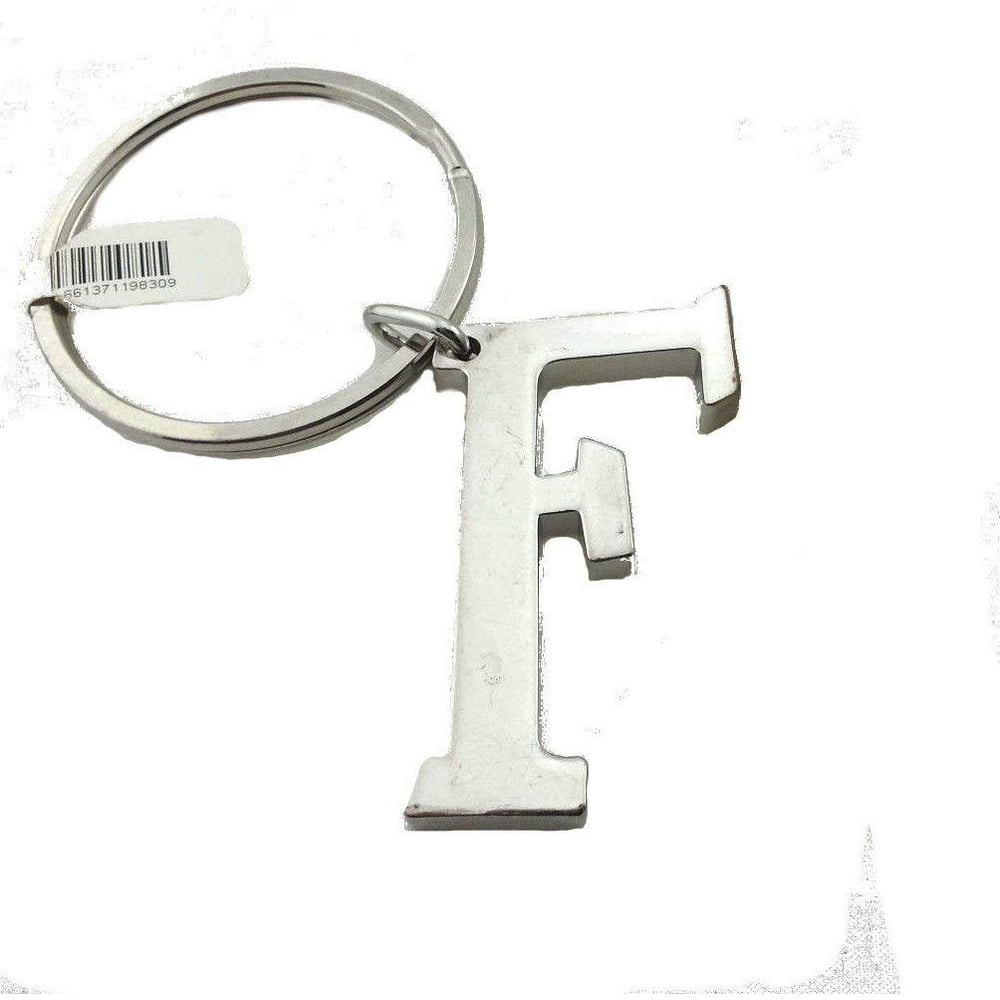 Ganz Ganz Large Initial Key Ring F