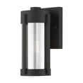 thumbnail image 2 of 22380-04-Livex Lighting-Sheridan - One Light Outdoor Wall Lantern Black/Brushed Nickel Finish with, 2 of 9