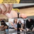 thumbnail image 5 of AMTOVL 27PCS Hex Key Set: Metric/SAE/Star, Extra Long Ball Head, T-Handle, for DIY & Mechanics, 5 of 9