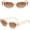 Champagnetea, variant on Retro Cat Eye Sunglasses Women Vintage Small Eyewear Women/Men Rivet Sun Glasses Female Eyewear UV400