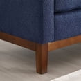 thumbnail image 5 of Triple Tree 53.5" Boucle Upholstered Entryway Bench, Navy, 5 of 6