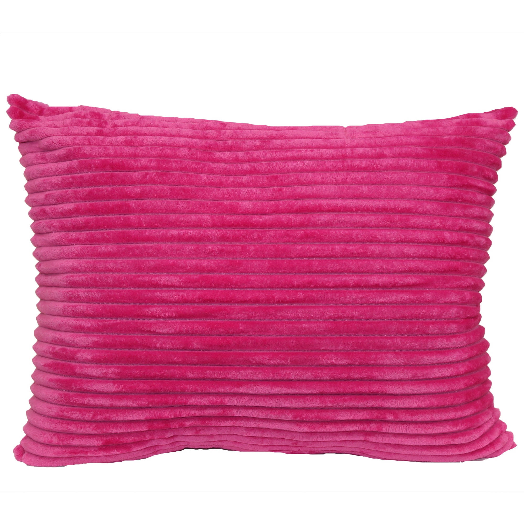Your Zone 20" x 26" Pink Fur Pillow, 1 Each