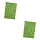 thumbnail image 1 of Monstrate Organizador de zapatos para colgar sobre la puerta, bolsa grande con 24 bolsillos de malla 2piezas Verde 25 rejillas, 1 of 1