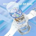 thumbnail image 3 of BOZLUN Mens Watch Skeleton Luxury Mechanical Luminous Waterproof Self-Winding Wrist Watch, 3 of 11