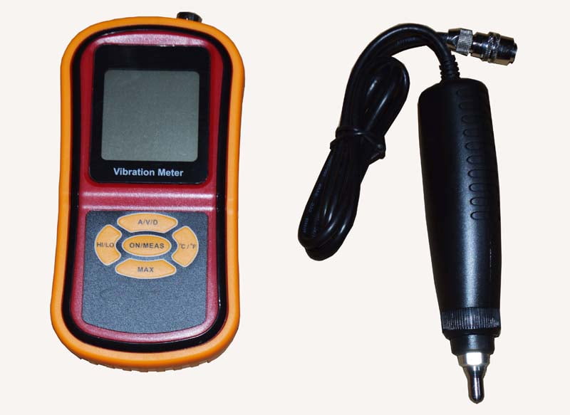 INTBUYING Digital Vibration Meter Monitor Vibrating Mechanical Facility