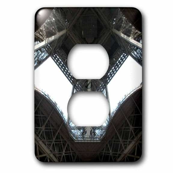 3dRose, Eiffel Tower Looking Up, 2 plug outlet cover