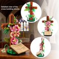 thumbnail image 2 of Set de construcción HUNKING Cruz de Jesús con flores, 363 piezas, 2 of 9