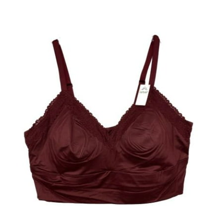 Aerie Women s Sunnie Lace Padded Triangle Royal Berry Bralette  XL
