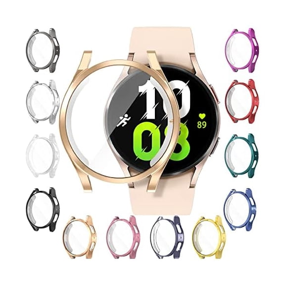 [12 Pack] Watch Screen Protector Compatible with Samsung Galaxy Watch 5 40mm (SM-R900) and Galaxy Watch 4 40mm (SM-R860), Soft TPU Watch Case Protective Cover for Galaxy5&4 FE Smart Watch 40mm