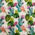 thumbnail image 2 of M&F Western 33" Silk Wild Rag - White Cactus, 2 of 2