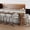 Ivory U-Footrest, variant on Andeworld 24'' Barstools set of 4, Modern Velvet Bar Stools with Woven Back, Counter Height Barstools with Upholstered Seating, Square Footrest, Grey