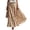 Khaki, variant on Up to 50% off Long Skirts for Women, Women's Summer Casual Polka Patchwork Layer Sweet Half Skirt Gift for Girls, on Clearance