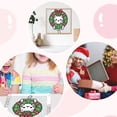 thumbnail image 2 of Diamond Painting Kit, Christmas Wreath Cat 5D Diamond Painting Starter Set Easy and Fun DIY Craft Kit, Perfect for Beginners' Creative Art Activities 7.09 x 7.09 in, 2 of 8