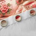 thumbnail image 4 of Manfei Vintage Teatime Party Black Out Curtains for Girls Boys,Rustic Cottage Cabin Curtains Pack of 2 (42x63 Each),Floral Rose Fruit Bedroom Curtains,Luxury Bedroom Decor, 4 of 6