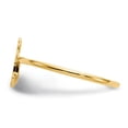 thumbnail image 3 of Finest Gold 14K Yellow Gold Polished Cross Ring - Size 7, 3 of 5