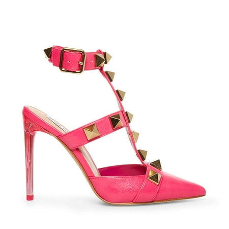 Steve Madden Audra Pink Pointed Closed Toe Ankle Strap Detailed Heeled Sandals
