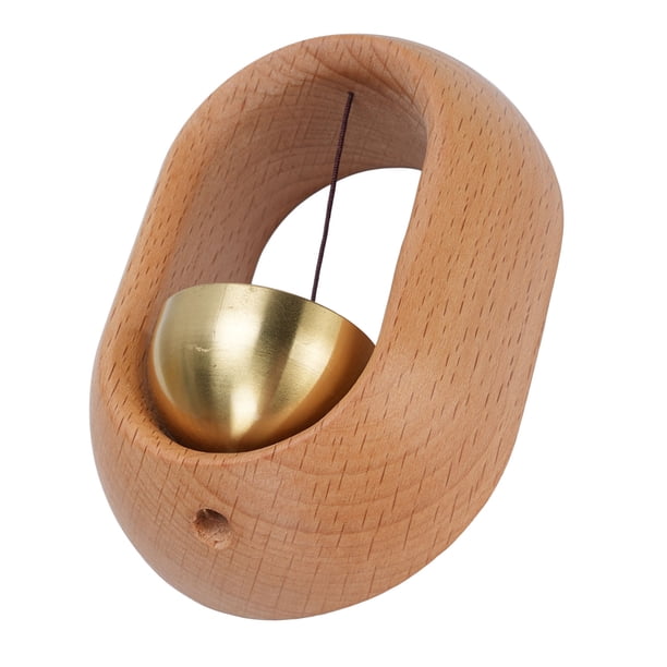 Timbre De Comerciantes, Timbre Colgante De Madera Decorativo Multifuncional, Sonido Melodioso Resistente Para Refrigeradores