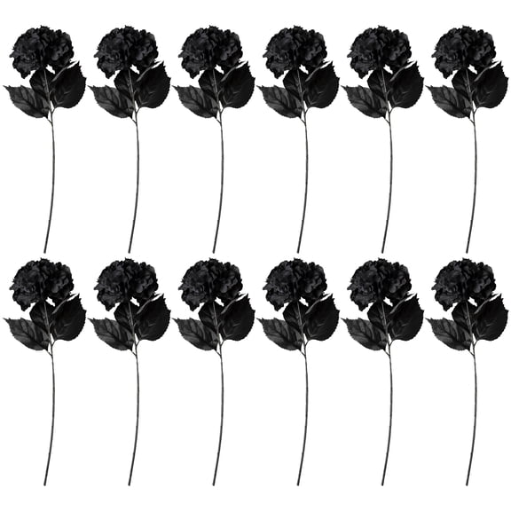 12 Pack: Black Hydrangea Stem by Ashland