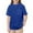 Dark Blue, variant on HUANBAI Kids Mesh T Shirts Short Sleeve Plain Top Tees Boy & Girl Baby Unisex Toddler Children Crew Neck T Shirt With Pocket Basic Tshirt Tops 2-3 Years