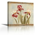 thumbnail image 1 of Iris Tapestry II - Contemporary Fine Art Giclee on Canvas Gallery Wrap - wall décor - Art painting - 27 x 27 Inch - Ready to Hang, 1 of 2