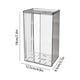 thumbnail image 3 of Wall Mounted Tissue Box Holders Non-destructive Adhesive Transparent Tissue Box Holders Suitable For Bathroom Kitchen And Living Room, 3 of 6