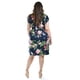 thumbnail image 3 of Vestido floreado manga volantes Roman Fashion Tallas Extras 8867-11 Marino flores azul marino 40, 3 of 7