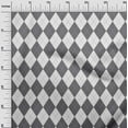 thumbnail image 3 of oneOone Viscose Chiffon Gray Fabric Check Argyle Fabric For Sewing Printed Craft Fabric By The Yard 42 Inch Wide, 3 of 4