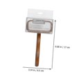 thumbnail image 3 of Cat Hair Comb with Ergonomic Wooden Handle for Pet Cat Grooming Brush for Massaging and Cleaning Long Haired Pets, 3 of 5