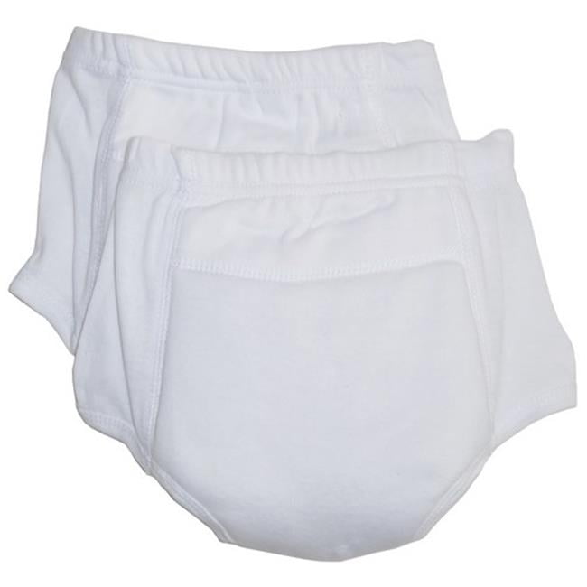 Bambini Unisex White infant Training Pants