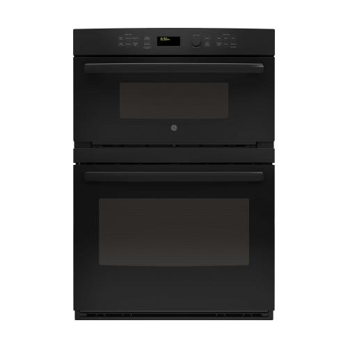 GE Appliances JT3800DHBB 30 Inch Electric Double Wall Oven/Microwave