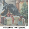 thumbnail image 5 of Bernese Mountain Dog Cozy Christmas Glass Cutting Board Large 12 in x 15 in, 5 of 5