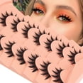 thumbnail image 4 of Eyelashes Mink Lashes Dramatic Full Volume False Eyelashes 6D Faux Mink Eye Lash 18mm Long Lashes Pack 8 Pairs by Winifred, 4 of 15