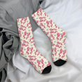 thumbnail image 5 of KLL Bow With Sugar Skull Print Cool Socks Men's Women's Crew Socks Funny Crazy Novelty Stockings, 5 of 6