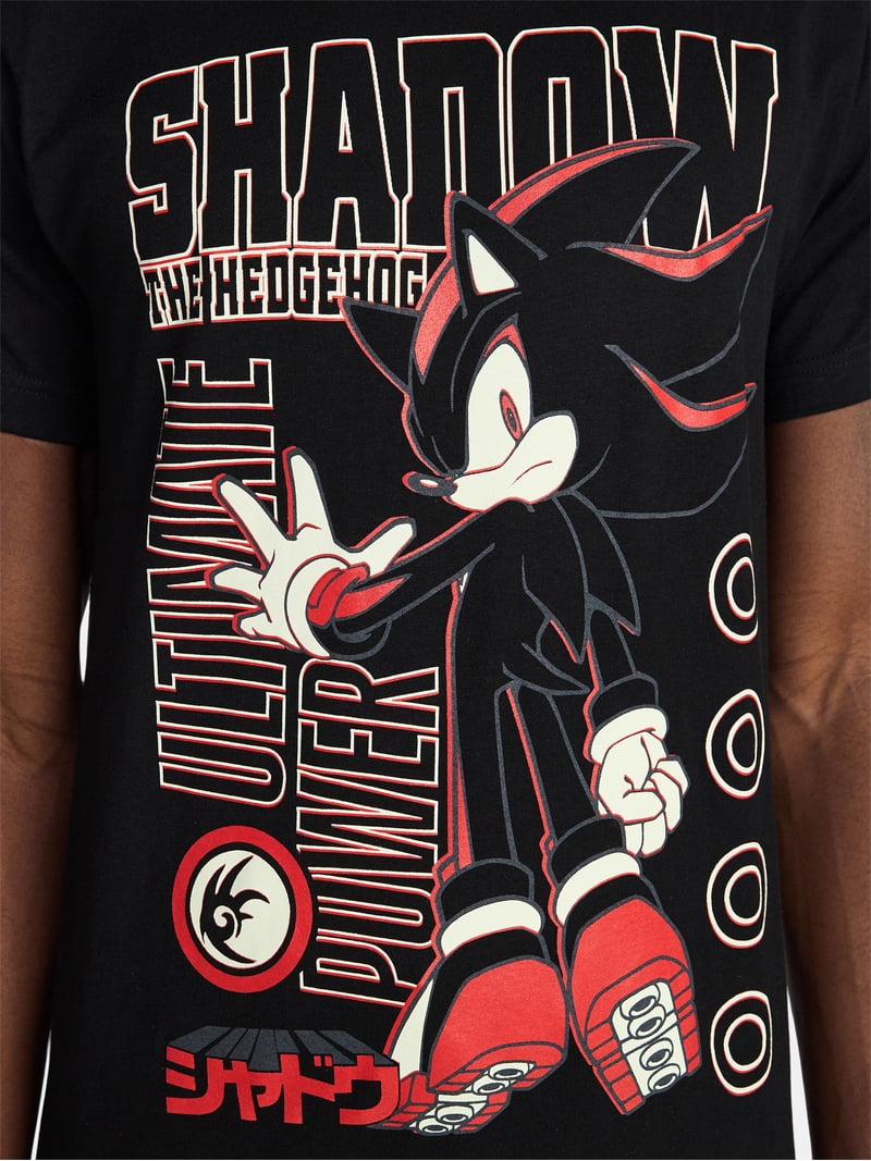 Sonic The Hedgehog Men's and Big Men's Cotton Graphic Tee, Sizes S