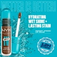 thumbnail image 5 of NYX Professional Makeup Lip IV Hydrating Lip Gloss & Lip Stain with Coconut Water, Splash n Spice, 0.16 fl oz, 5 of 12