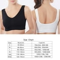 thumbnail image 2 of Toystoory Nuevo Sujetador deportivo suave para mujer, chaleco deportivo elástico cómodo para gimnasio y Yoga Uniforme atlético Melon rojo XXL, 2 of 3