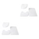 thumbnail image 2 of Juego de 3 alfombras de baño Billuyoard de secado rápido antideslizante color Blanco, 2 of 6