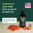 thumbnail image 4 of Wuffes Wild Alaskan Salmon Oil for Dogs - Natural EPA & DHA Fatty Acids and Omega 3 for Canines, Healthy Skin and Coat, Joint Support, Reduced Allergic Response - 100% Pure Fish Oil for Pets - 16 Oz, 4 of 7
