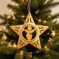 thumbnail image 5 of Christmas Tree Ornament Metal Hanging Craft Xmas Gifts Tree Hanging Craft Collectible DIY Pendant for Home Party Decor Personalized Holiday Gift for Xmas Tree, 5 of 6