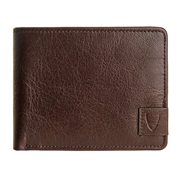 Hidesign Vespucci Brown Buffalo Leather RFID-blocking Slim Bifold Wallet