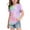Watermelon Red, variant on Amidoa Cute Girls T Shirts Printed Crewneck Graphic Summer Tops Casual Kids Tees