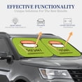 thumbnail image 4 of Disketp Fresh Sushi Pattern 2 Piece Windshield Sunshades,Folding Windshield Sun Shade for Car SUV Trucks Sedan,Blocks UV Rays Sun Visor Protector-Large, 4 of 6