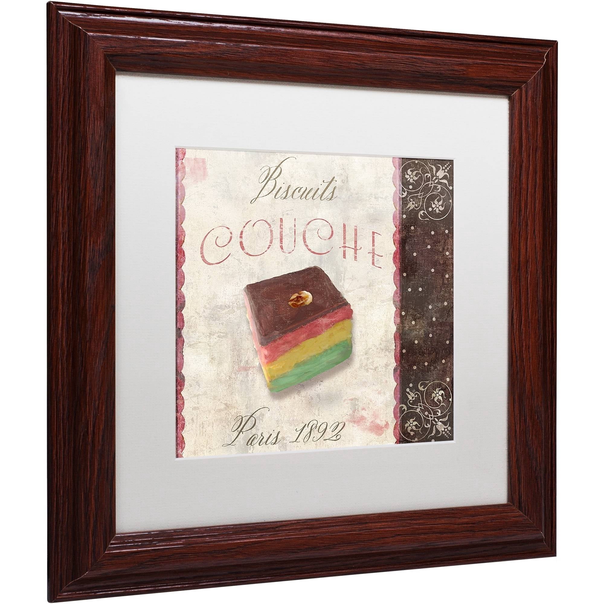 Trademark Fine Art "Patisserie XIV" Canvas Art by Color Bakery White Matte, Wood Frame