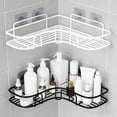 thumbnail image 1 of Sentmoon Bathroom Storage Shelves Bathroom Organizers and Storage Non Perforated Bathroom Storage Rack Wall Mounted Toilet Bathroom Sink Washbasin Double-layer Storage Basket, 1 of 7