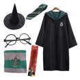 thumbnail image 2 of Disfraz De Alfarero Disfraces de 6 piezas Potter Cosplay Durable Harry Outfits Negro para adulto (155) Likrtyny libre de BPA, 2 of 9