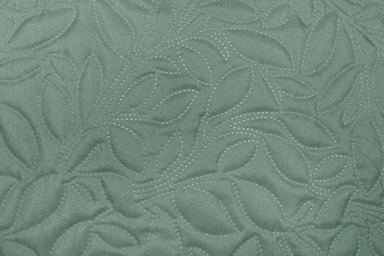 Innovative Textile Solutions 1-Piece Belmont Leaf Secure Fit Sofa Furniture Cover Slipcover, Moss