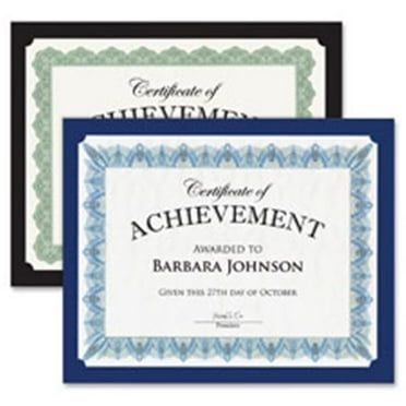 Geographics  Certificate Holder- Black - 10 Per Pack