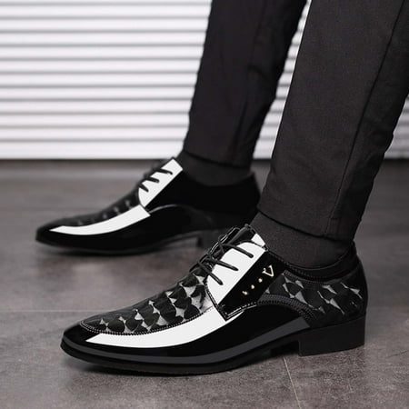 

Leesechin Clearance Fashion Men s Casual Pointed Comfy Leather Shoes Casual Shoes