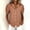Orange, variant on Womens Shirts Denim Puff Sleeve Washed Button Up Work Spring Summer T Shirts for Women Black L