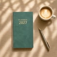 thumbnail image 2 of 2027 Planner - Weekly and Monthly Planner - 3.77x6.85 Planning Notebook and Calendar Agenda,Green, 2 of 9